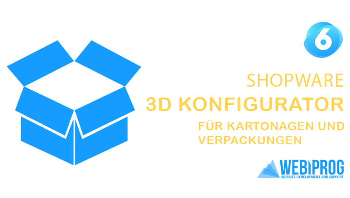 Shopware 3D Konfigurator für Kartonagen und Verpackungen